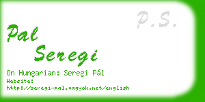 pal seregi business card
